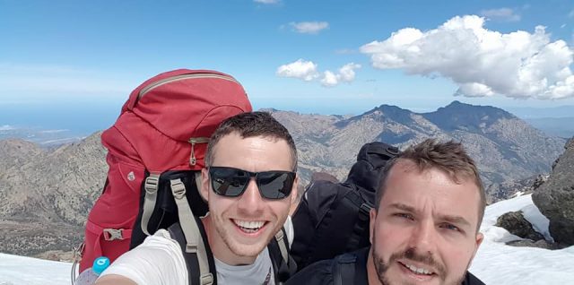 Laurent et Louis - GR20 - mai 17