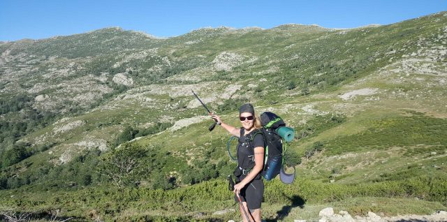 Sur le plateau du Coscione - Avant la bergerie de Croci
