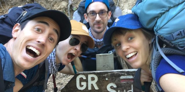 Le GR20 sud entre amis
