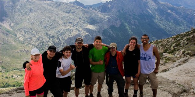 Sylsvestre et ses amis Canadiens sur le GR20 - Corse