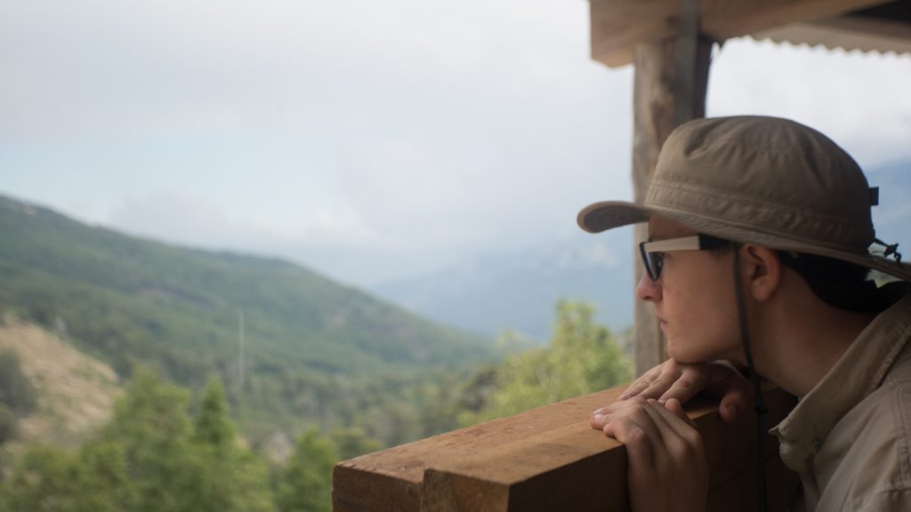 Quietude after hiking the mountain