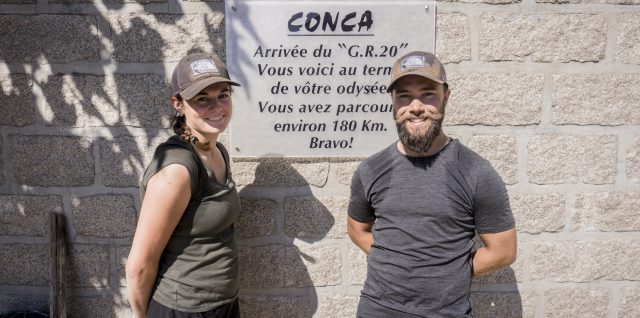 Ophélie et Lucas - Arrivée du GR20 à Conca