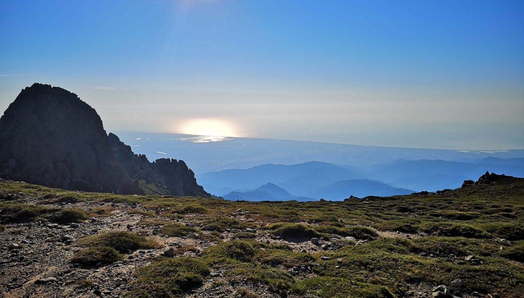 Corsican Mountains - Sea cost view from Mountains