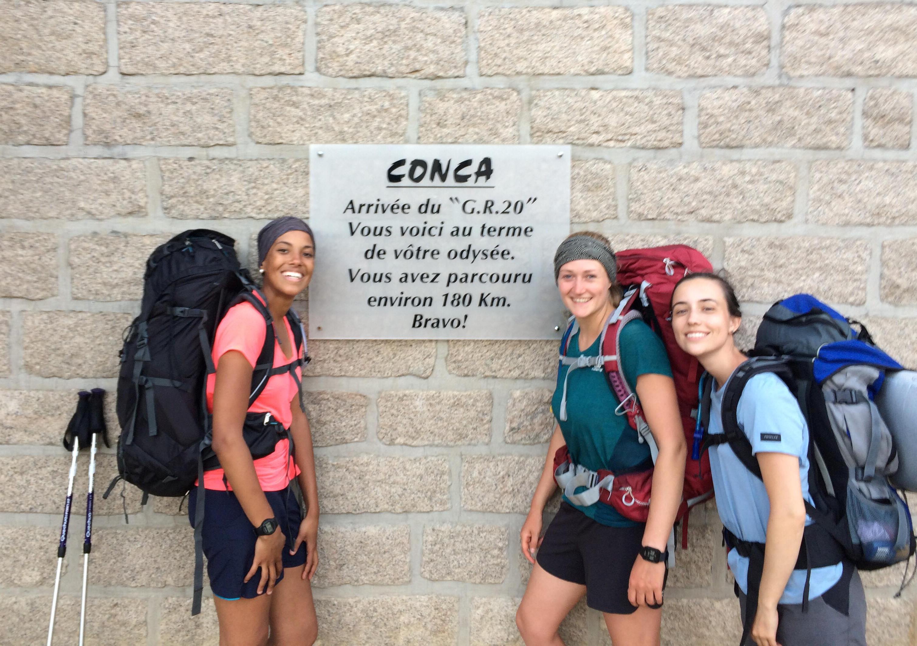 Arrivée à Conca Justine