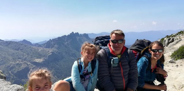 Alex, Christiane, Alyssia et Nora - Le GR en famille
